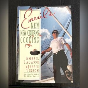 Emeril Lagasse autographed cookbook- New New Orleans Cooking